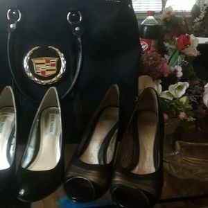 Shoes and a Cadillac purse